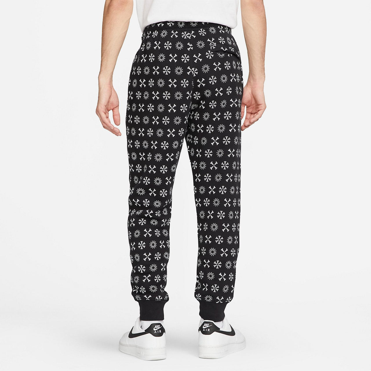Nike Sportswear Club Fleece Monogram Jogger Pants 'Black' FJ1637-011