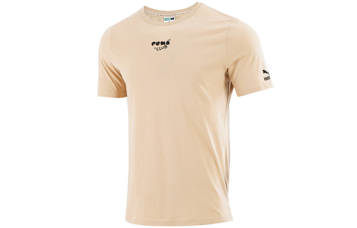 PUMA Club Graphic T-Shirt 'Beige' 533197-20