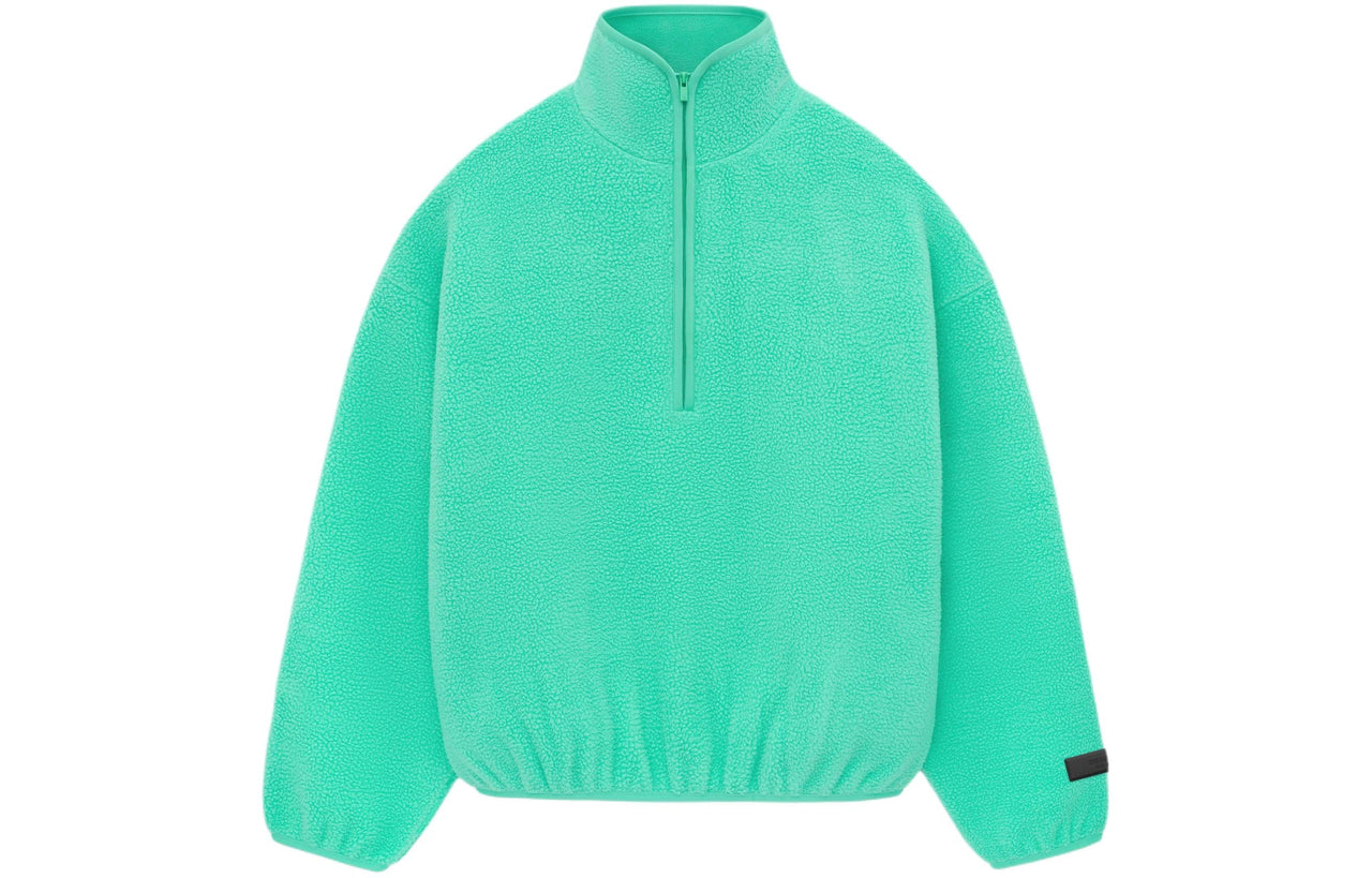 Fear of God Essentials SS24 Nylon Half Zip Mockneck 'Mint Leaf' 202SP244272F