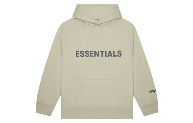 Fear of God Essentials FW20 Logo Hoodie 'Moss' 192250500206245