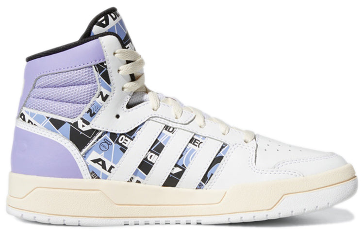 (WMNS) adidas neo Entrap Mid Sneakers White/Purple GW7008