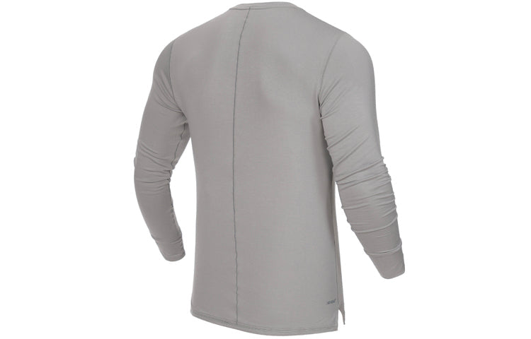 New Balance Men's New Balance Round Neck Forked Long Sleeves Gray MT13290-AG