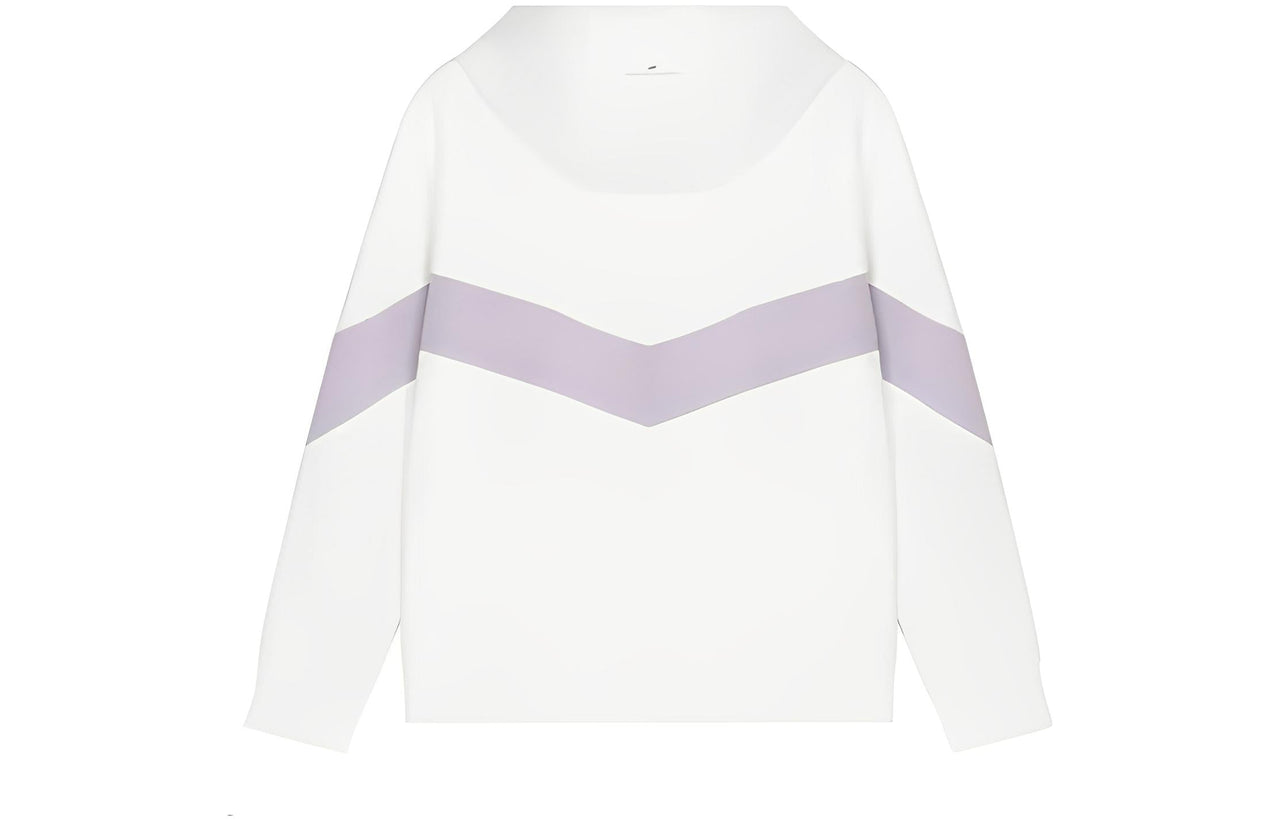 (WMNS) New Balance Sportswear Hoodie 'White Purple' 5CC39342-IV