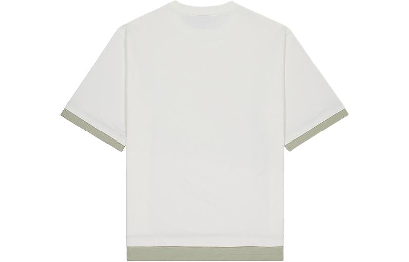 New Balance Crewneck Short Sleeve T-Shirt 'White Grey' AMT42314-CIC