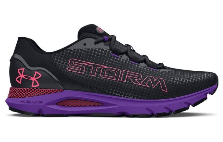 (WMNS) Under Armour HOVR Sonic 6 Storm 'Black Purple' 3026553-001