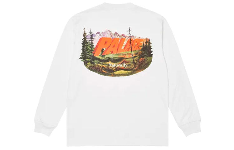 Palace FW21 Chapping Long Sleeve 'White' P21LS009