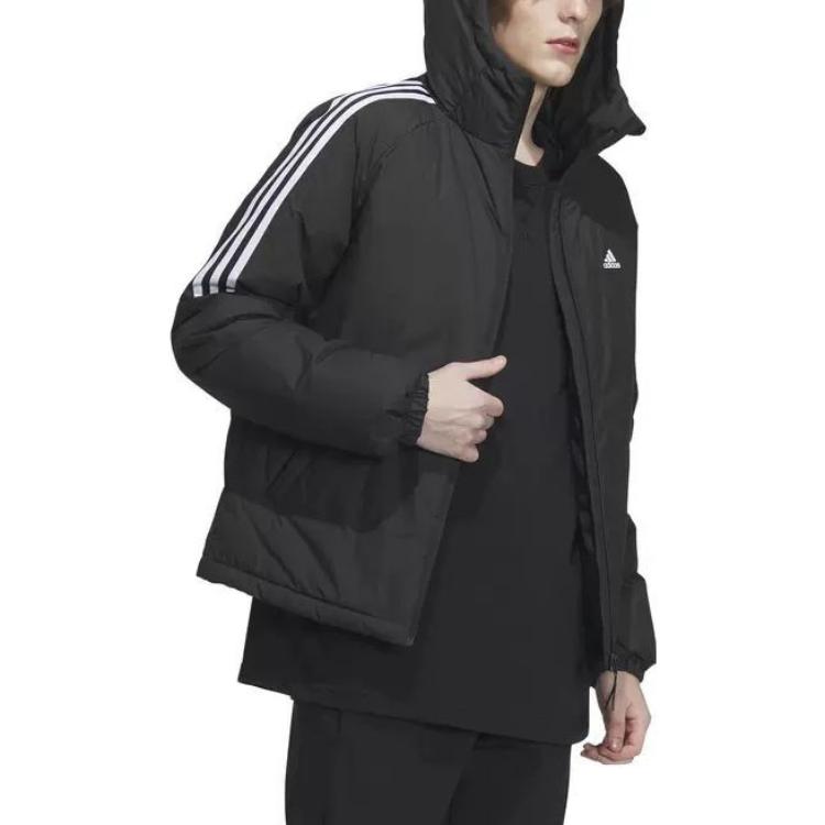 adidas 3-Stripes Down Jackets 'Black' IT8730