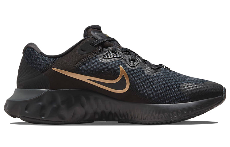 Nike Renew Run 2 'Black Metallic Gold' CU3504-010