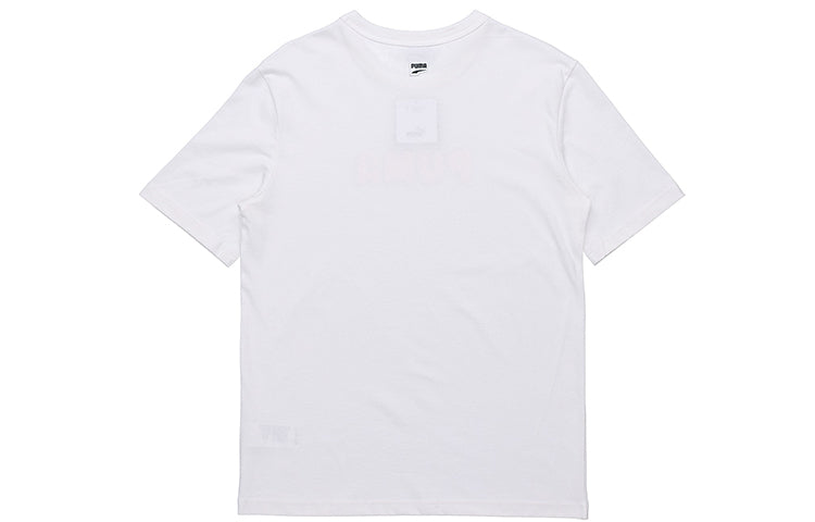 PUMA Downtown Graphic T-Shirt 'White Pink' 531335-02