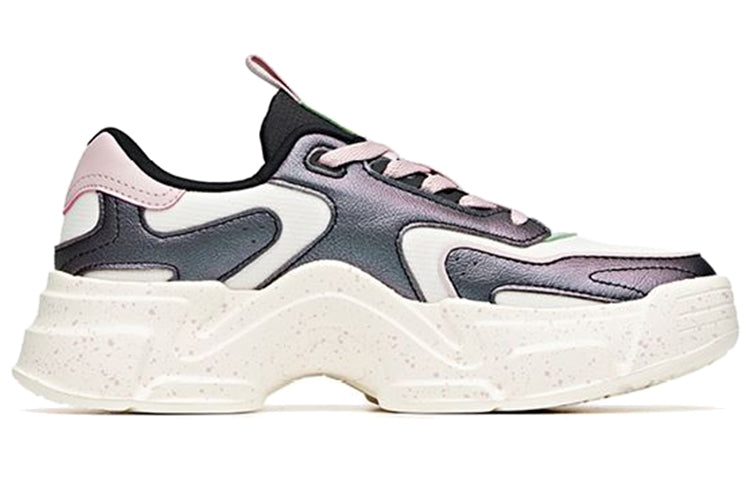(WMNS) ANTA Dad Shoes 'Black Purple' 122038884-3