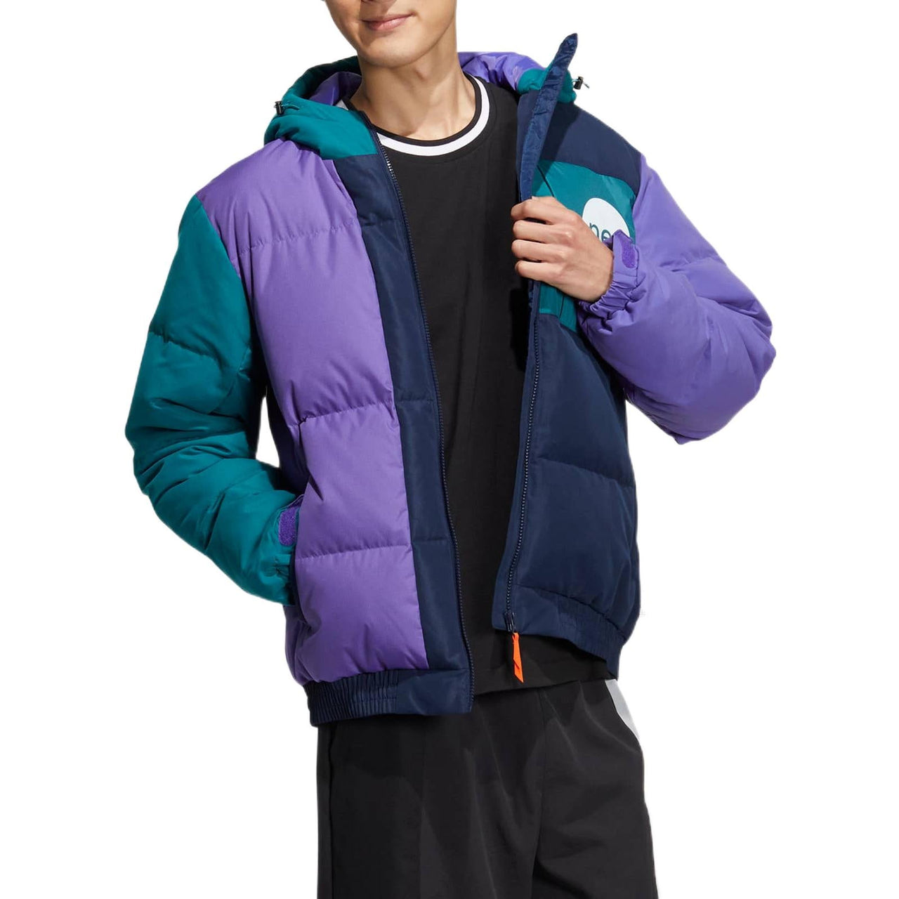 adidas Neo Vbe Down Jackets 'Purple Black' HN4781