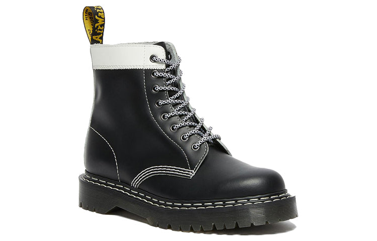 Dr. Martens 1460 Pascal Bex Leather Contrast Lace Up Boots 'Black' 27336009