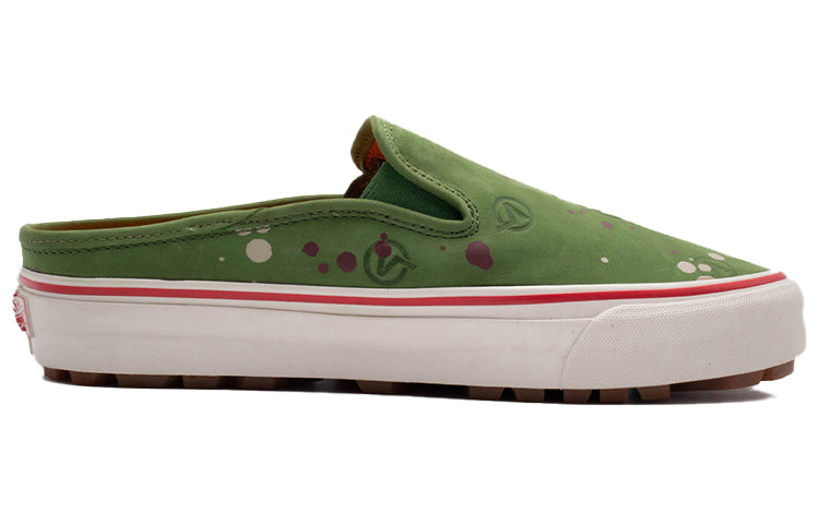 Vans LQQK Studios x OG Mule LX 'Circle V - Splatter Green' VN0A5FC22T1