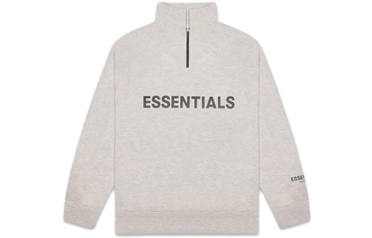Fear of God Essentials FW20 Half Zip Pullover 'Oatmeal' 0192250500229260