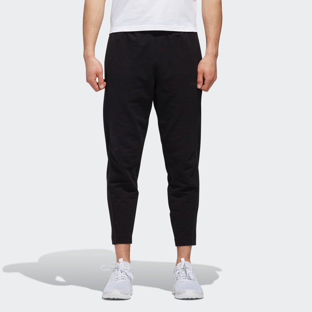 adidas neo logo Casual Sports Pants Black EJ7078