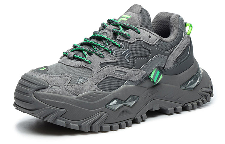 (WMNS) FILA FUSION Bianco Sneakers 'Grey Green' T12W219102FFC