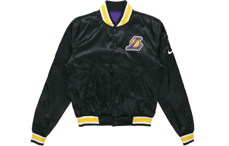 Nike NBA Los Angeles Lakers Reversible Sports Jacket Black AV3544-010