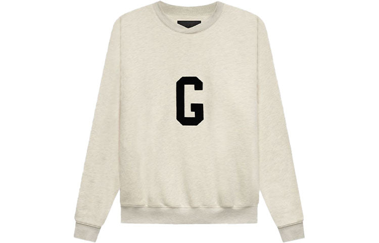 Fear of God G Crewneck Sweatshirt 'Cream Heather' FG50-054OFL-101