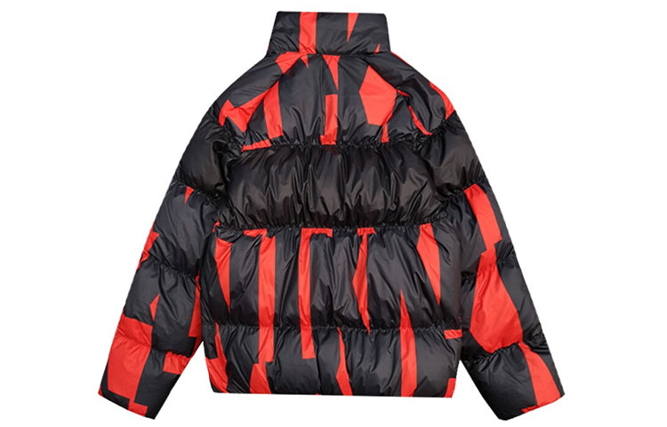 Nike Casual Stand Collar Down Jacket Black Red CK1850-634
