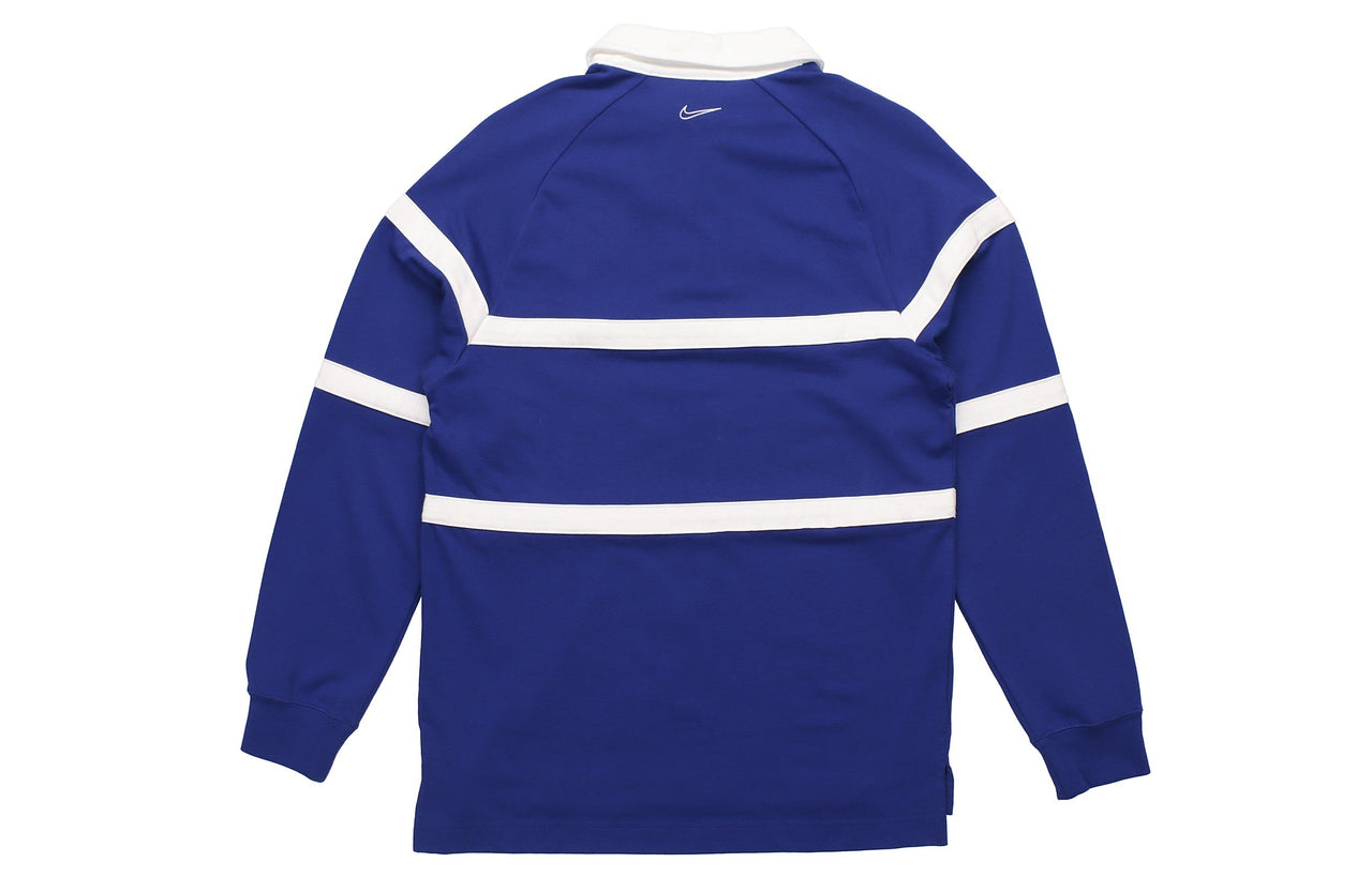 Nike As Sportswear Swoosh Rugby Polo 'Blue' CV0170-455