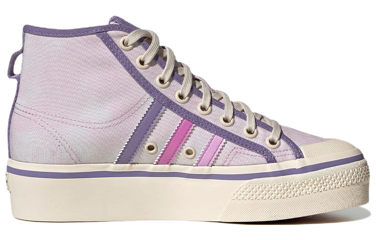 (WMNS) adidas Nizza Platform Mid Shoes 'Almost Pink / Pulse Lilac' GX4608