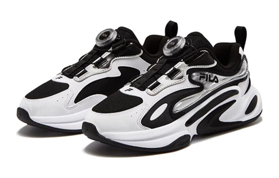 (GS) FILA KIDS WHALE II Sneakers 'Black White' K15B341101FBW