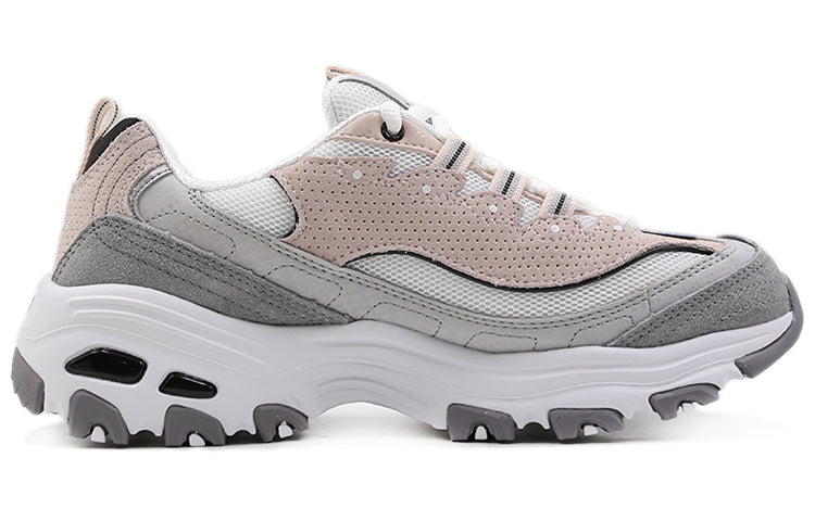 (WMNS) Skechers D'Lites 1.0 'White Pink' 13147-WGPK