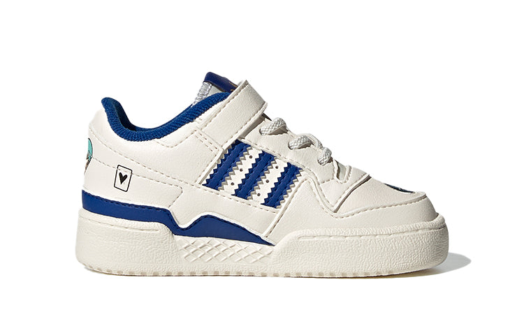 (TD) adidas originals Forum Low El I Shoes White/Blue FY2546