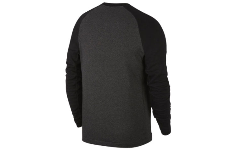 Nike Sports Casual Letter Printed Crew Neck Long Sleeve Cleveland Shirt Men's Black 860708-032