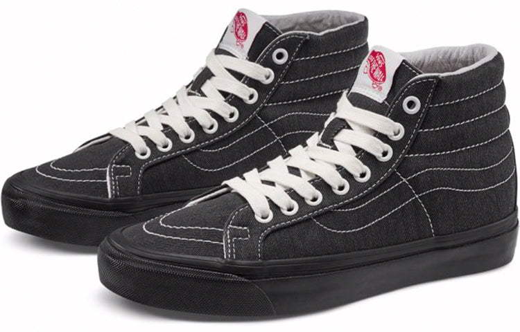 Vans Vault - OG SK8-HI LX in Black Herringbone VN0A4BVBVZ2