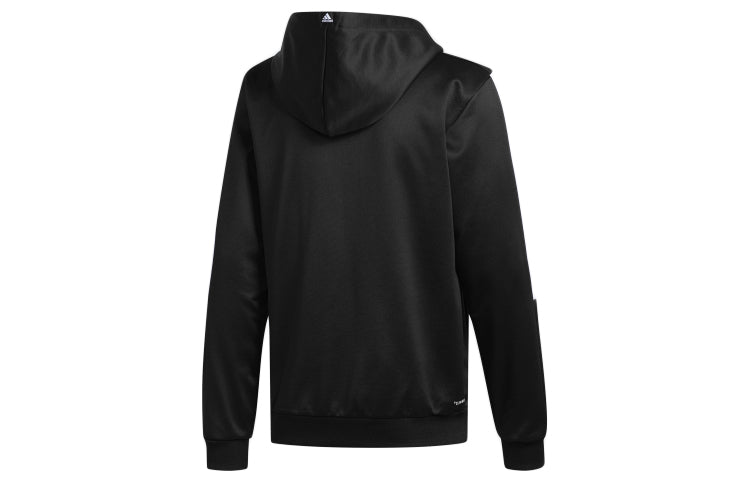 adidas TMAC HOODIE Fleece Lined Basketball Hooded Jacket Black DP4941