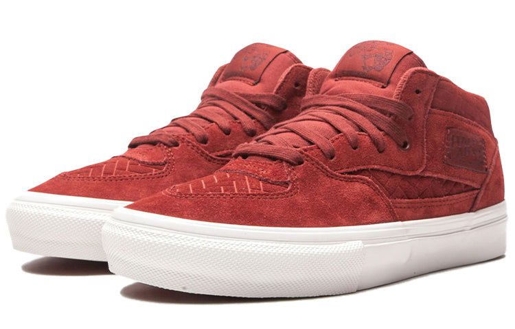 Vans Unisex Skate Half Cab Mid-Top Sneakers Red VN0A5FCD6BF