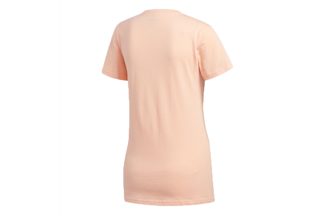 (WMNS) adidas Logo Tee 'Pink' ED8145