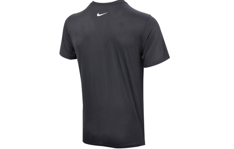 Nike Dri-Fit Alphabet Printing Round Neck Pullover Short Sleeve Black DR7576-010