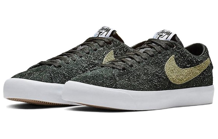 Nike x Stussy SB Blazer Low 'Palm Green' BQ6449-001