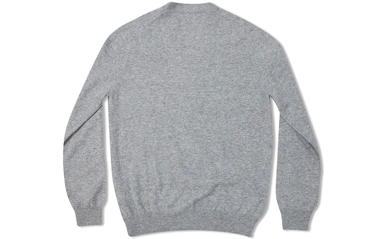 COMME des GARCONS PLAY V-Neck Cardigan Black Heart 'Grey' AZ-N024-051-2