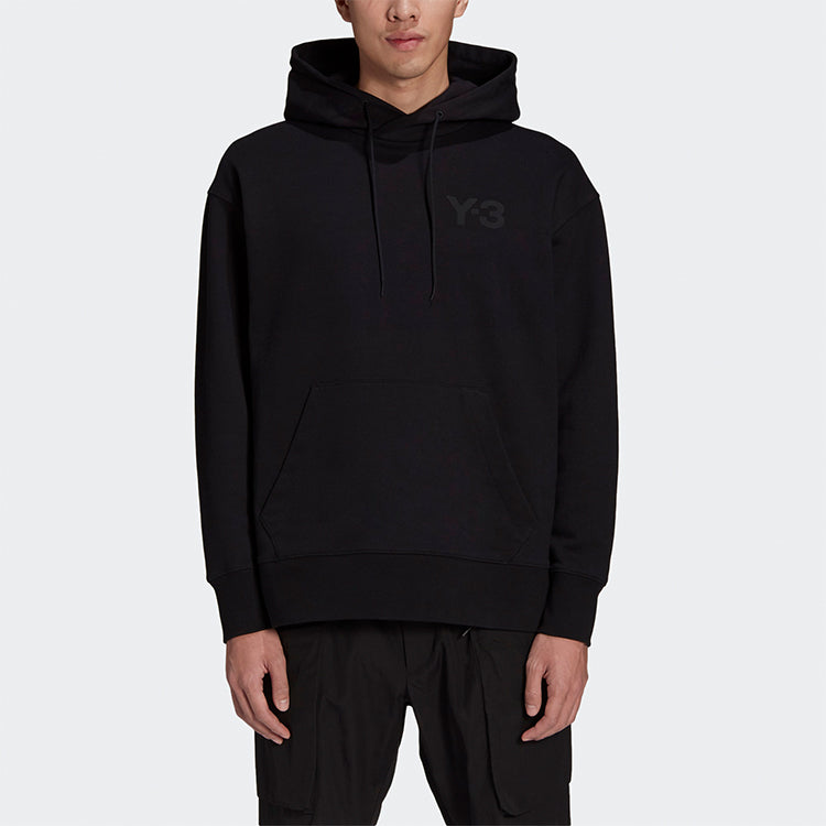 Men's Y-3 Solid Color Cozy Logo Black GV4198