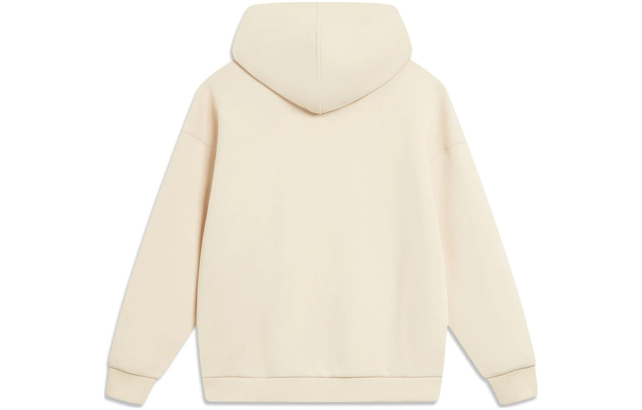Li-Ning Anything Is Possible Logo Hoodie 'Creamy White' AWDT757-1