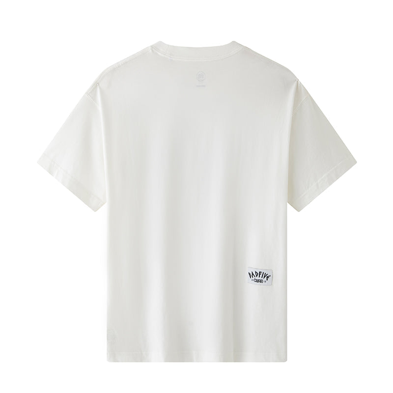 Li-Ning BadFive Graphic T-shirt 'White Blue' AHST279-7