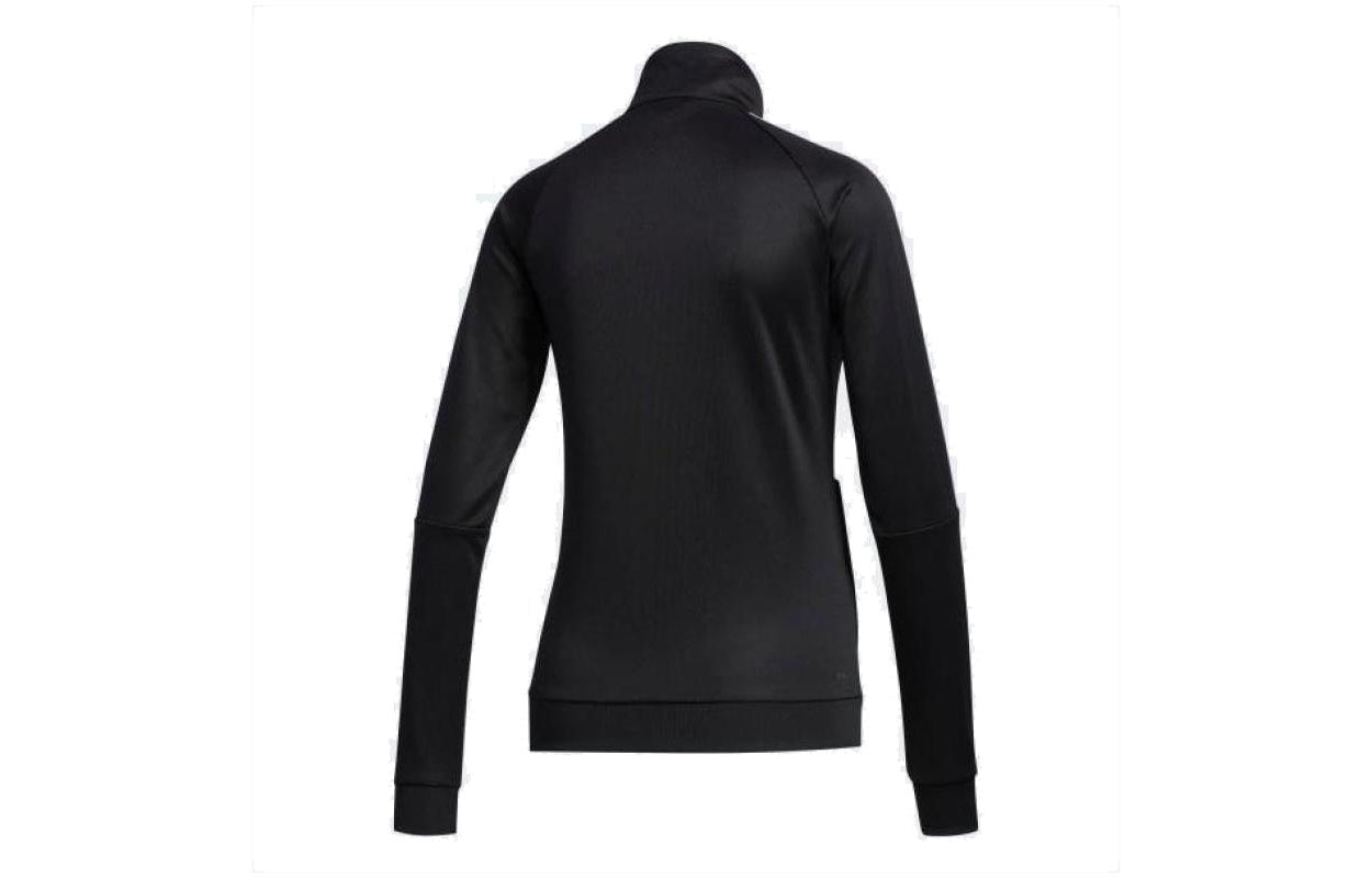 (WMNS) adidas Stand Collar Casual Sports Jacket Black FL0170