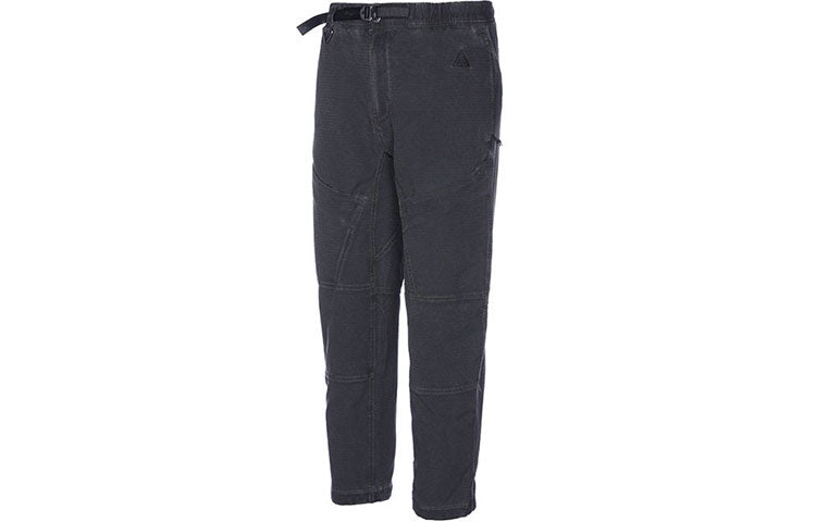 Men's Nike ACG Ease Solid Color Loose Lacing Cropped Casual Pants/Trousers Autumn Black DH3108-010