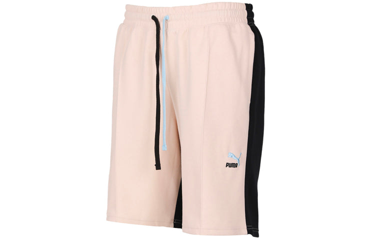 PUMA Culture Maker Logo Shorts 'Pink Black' 598528-65