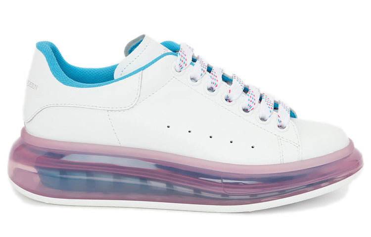 (WMNS) Alexander McQueen Oversized Sneaker 'Transparent Sole - White Purple' 666893WHYBY9468