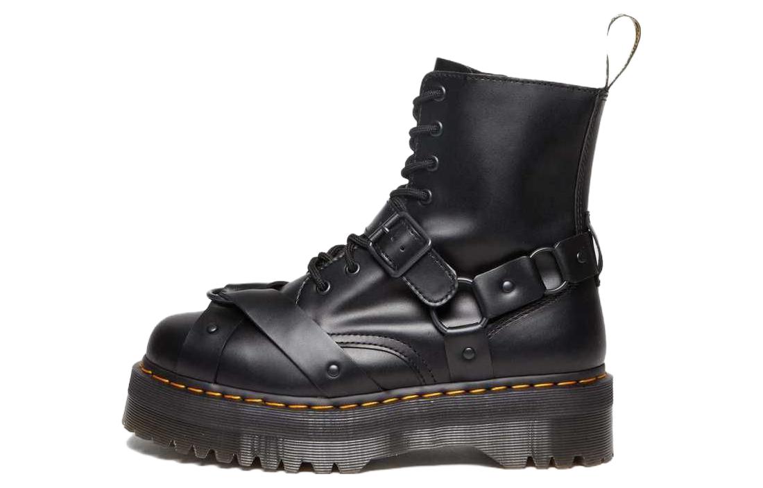 Dr. Martens Jadon Harness Leather Platform Boots 'Black' 30812001