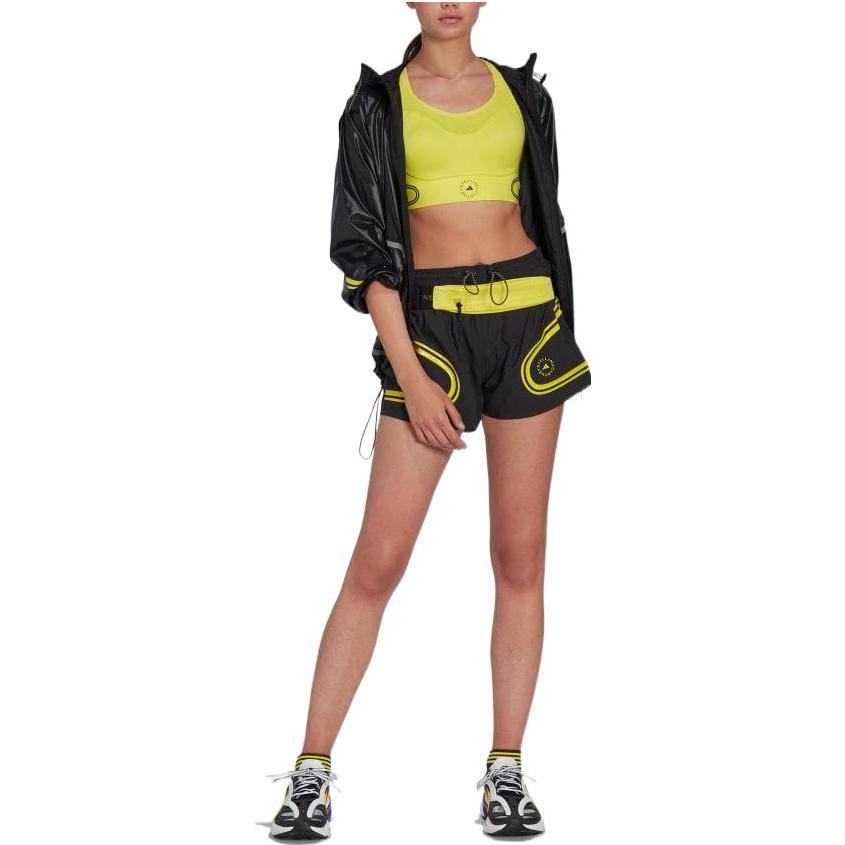 (WMNS) adidas by Stella McCartney TruePace Running Shorts 'Black Green' HG6858