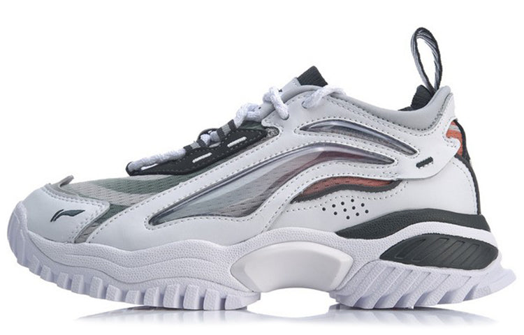 (WMNS) Li-Ning Aurora Windwalker x Gilt Bad Five 'White Grey' AGLP108-3
