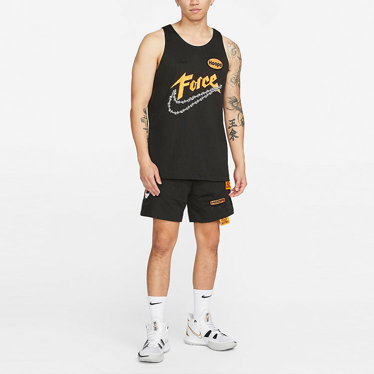 Nike SS22 Dri-FIT Printing Straight Loose Shorts Black DH6724-352
