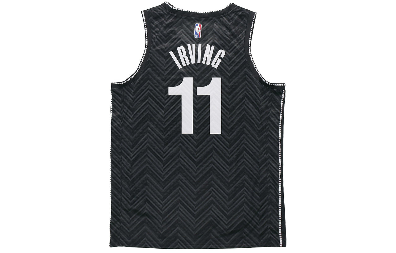 Men's Nike NBA Retro Basketball Jersey/Vest SW Fan Edition Award Version Brooklyn Nets Kyrie Irving No. 11 Black CW6804-011