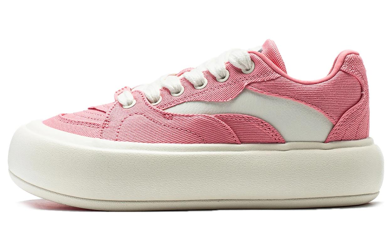 (WMNS) Li-Ning Platform Skate Shoes 'Pink White' AZGT026-9