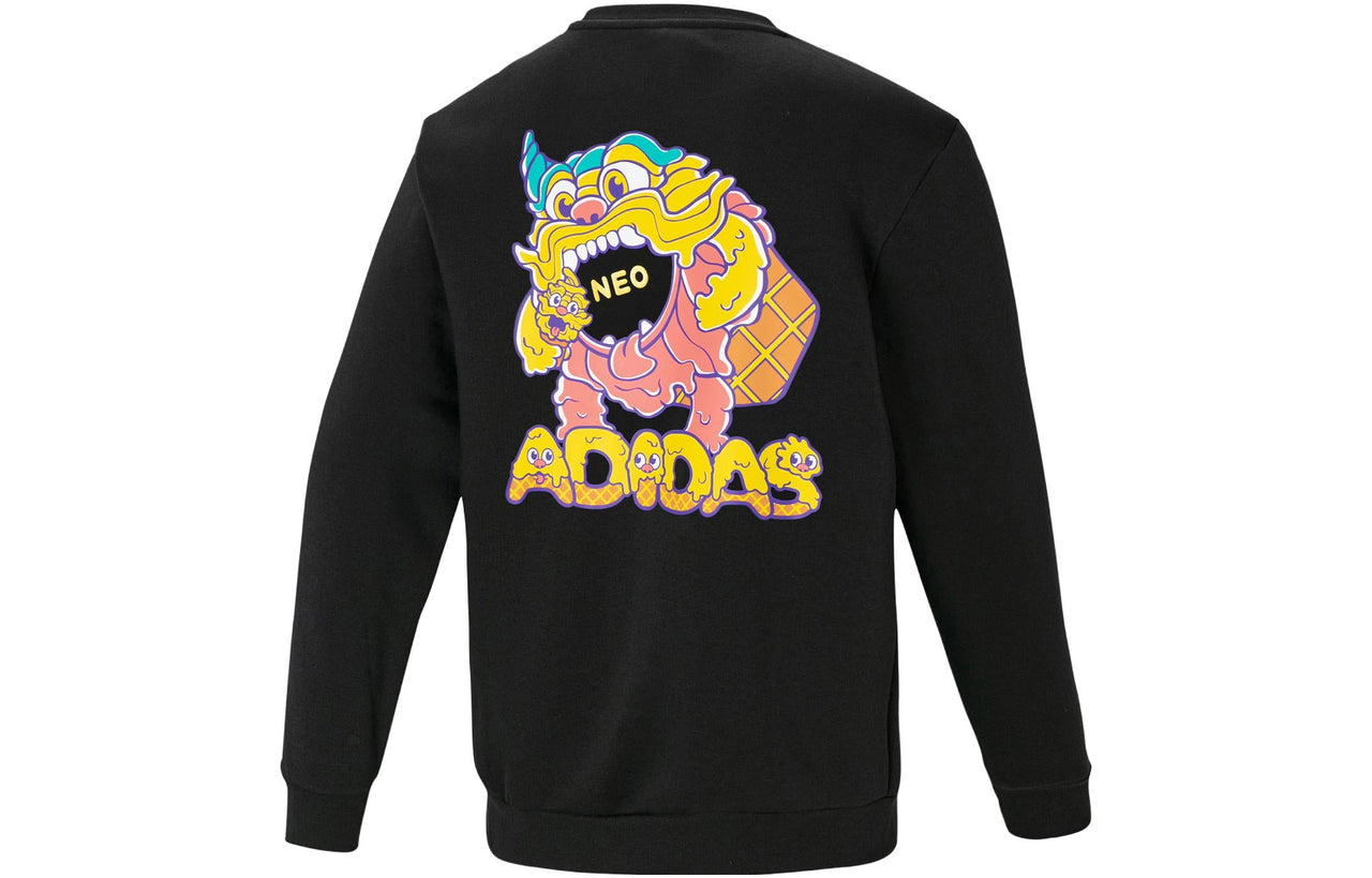 adidas Neo Graphic Sweaters 'Black' IC9246
